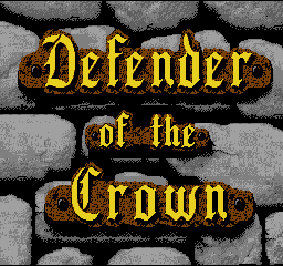 Defender of the Crown Title Screen